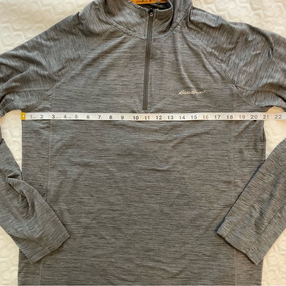 Eddie Bauer Men’s Resolution FreeDry 1/4 Zip Pullover Long Sleeve Shirt - Picture 6 of 10